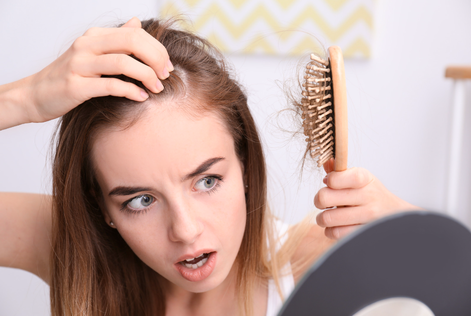 La caída de cabello también puede estar asociada a factores ambientales