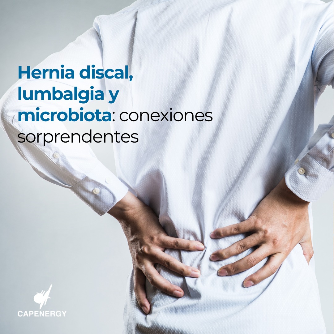 Hernia discal, lumbalgia y microbiota: conexiones sorprendentes